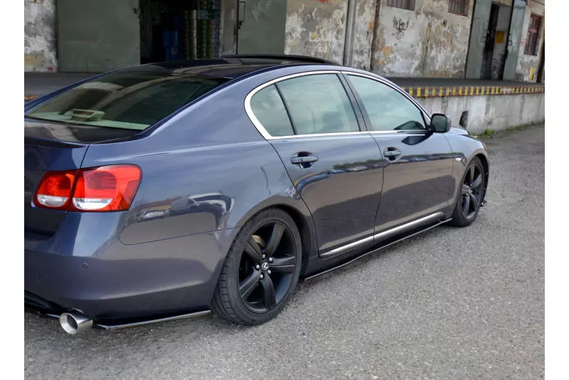 Maxton Design Seitenschweller (Paar) für Lexus GS 300 Mk3 Hochglanz schwarz – Ansicht 1