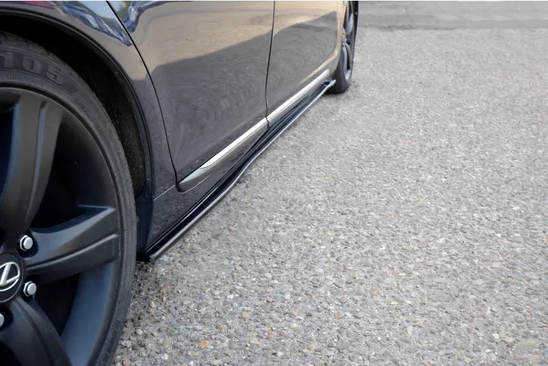 Maxton Design Seitenschweller (Paar) für Lexus GS 300 Mk3 Hochglanz schwarz – Ansicht 3