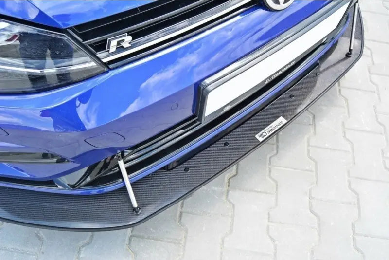 Maxton Design Street Pro Frontlippe für VW Golf 7 R-Line / R Facelift ab 03/2017 Hochglanz schwarz – Ansicht 2