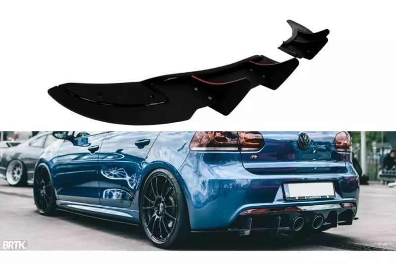 Maxton Design Street Pro Diffusor Flaps für VW Golf 6 R – Ansicht 1